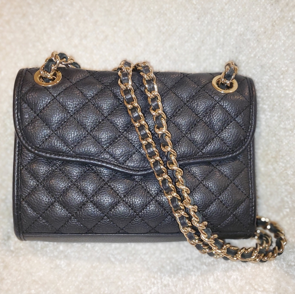 Rebecca Minkoff Black Quilted Crossbody Bag